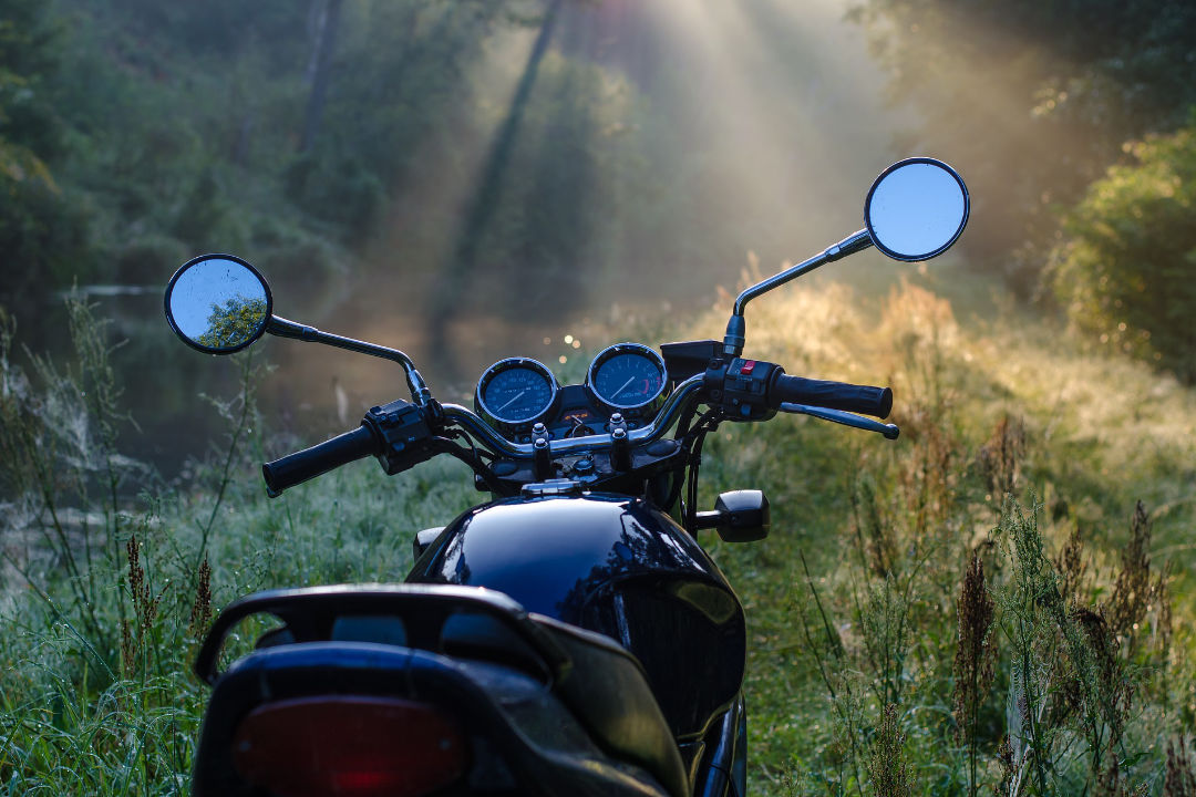 Mit dem Motorrad schnell ans Ziel