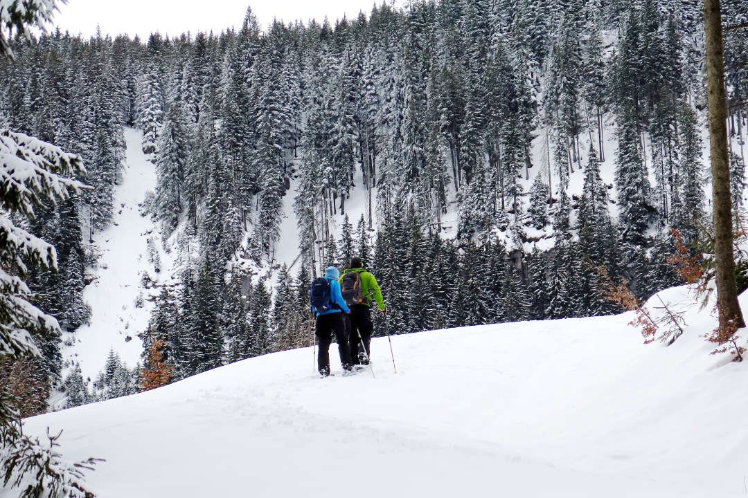 Bergwanderung im Winter